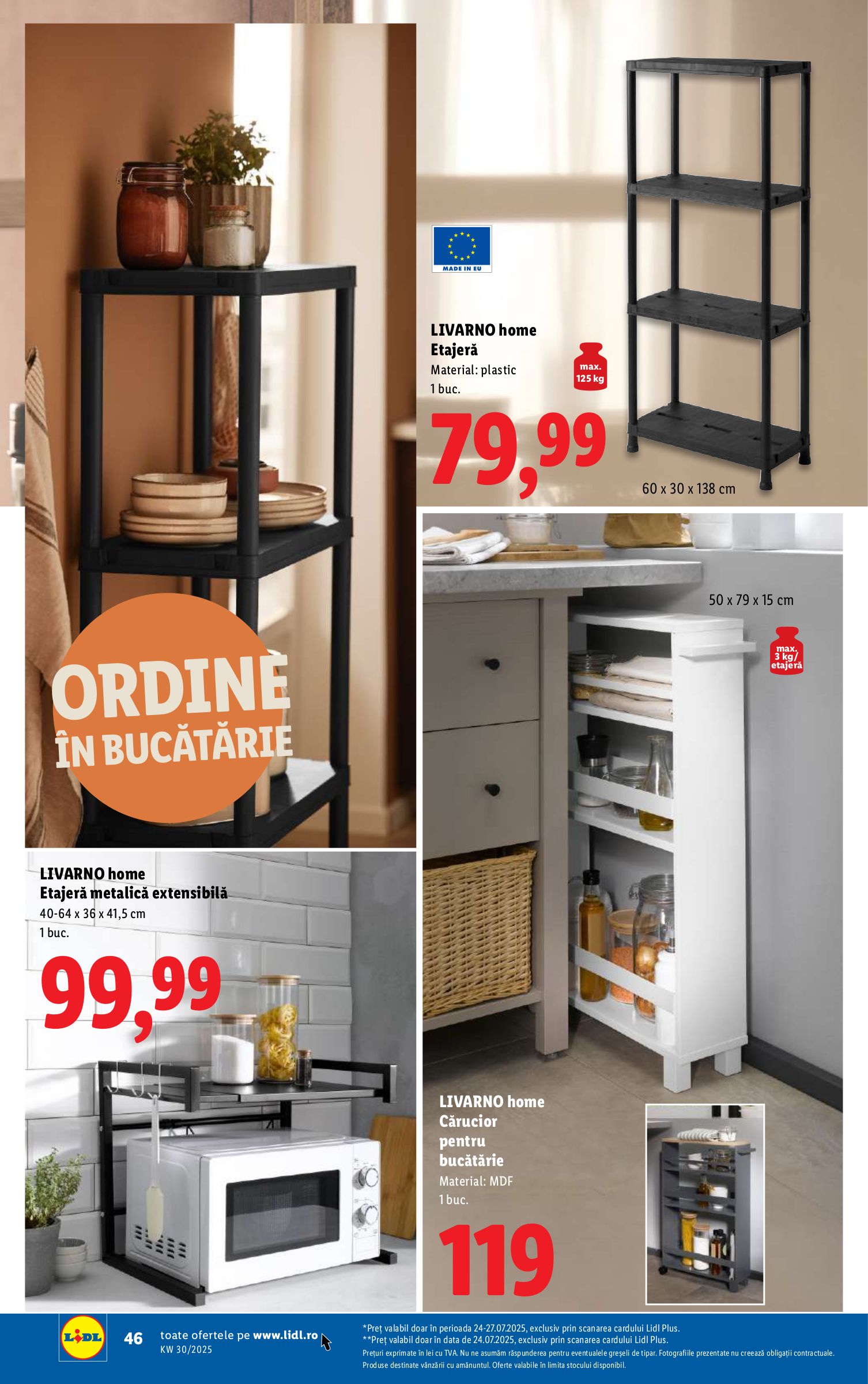 lidl - Catalog Lidl valabil din 21.07. până pe 27.07. - page: 46 lidl - Catalog Lidl valabil din 21.07. până pe 27.07. - page: 46