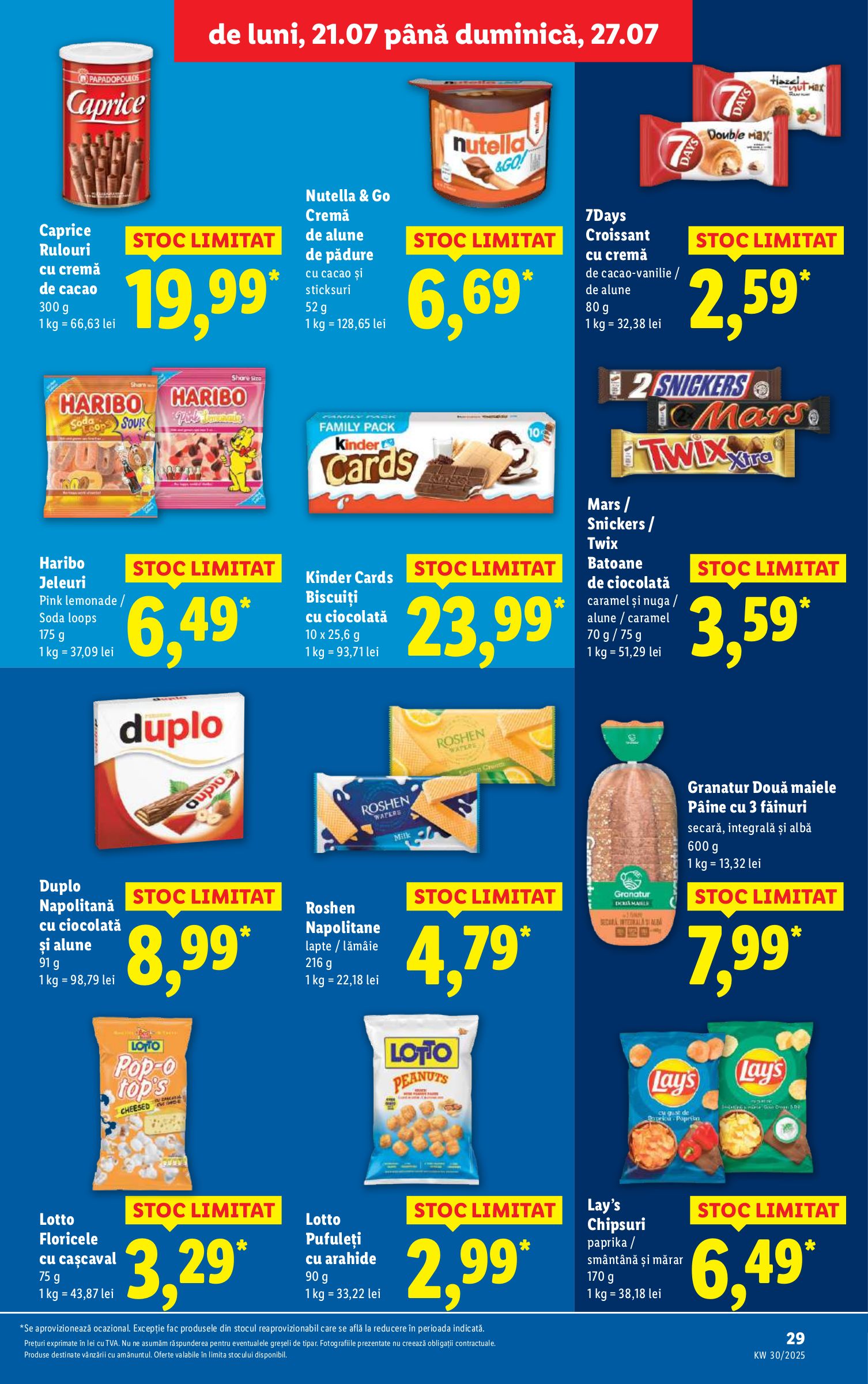 lidl - Catalog Lidl valabil din 21.07. până pe 27.07. - page: 29 lidl - Catalog Lidl valabil din 21.07. până pe 27.07. - page: 29
