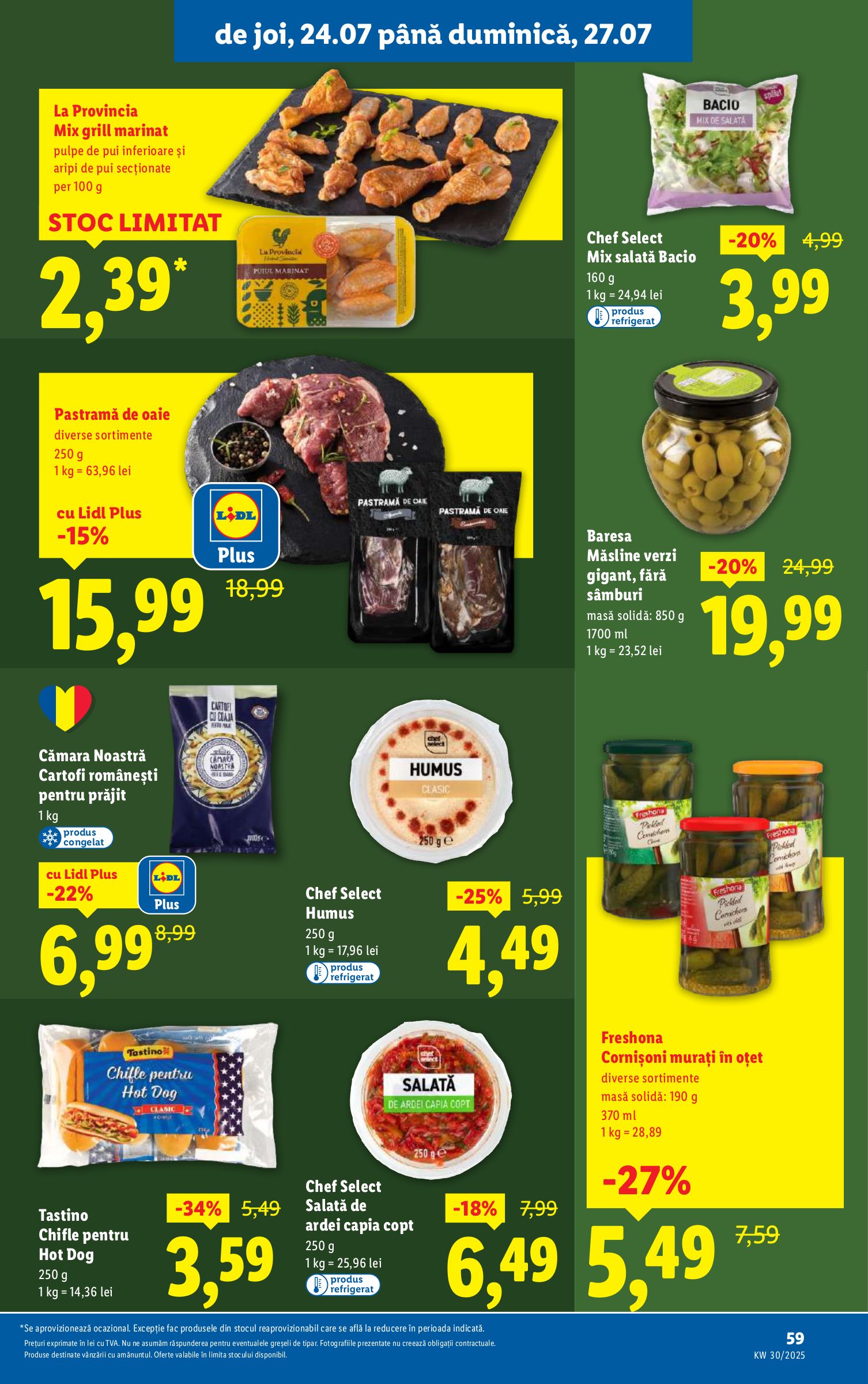 lidl - Catalog Lidl valabil din 21.07. până pe 27.07. - page: 59 lidl - Catalog Lidl valabil din 21.07. până pe 27.07. - page: 59