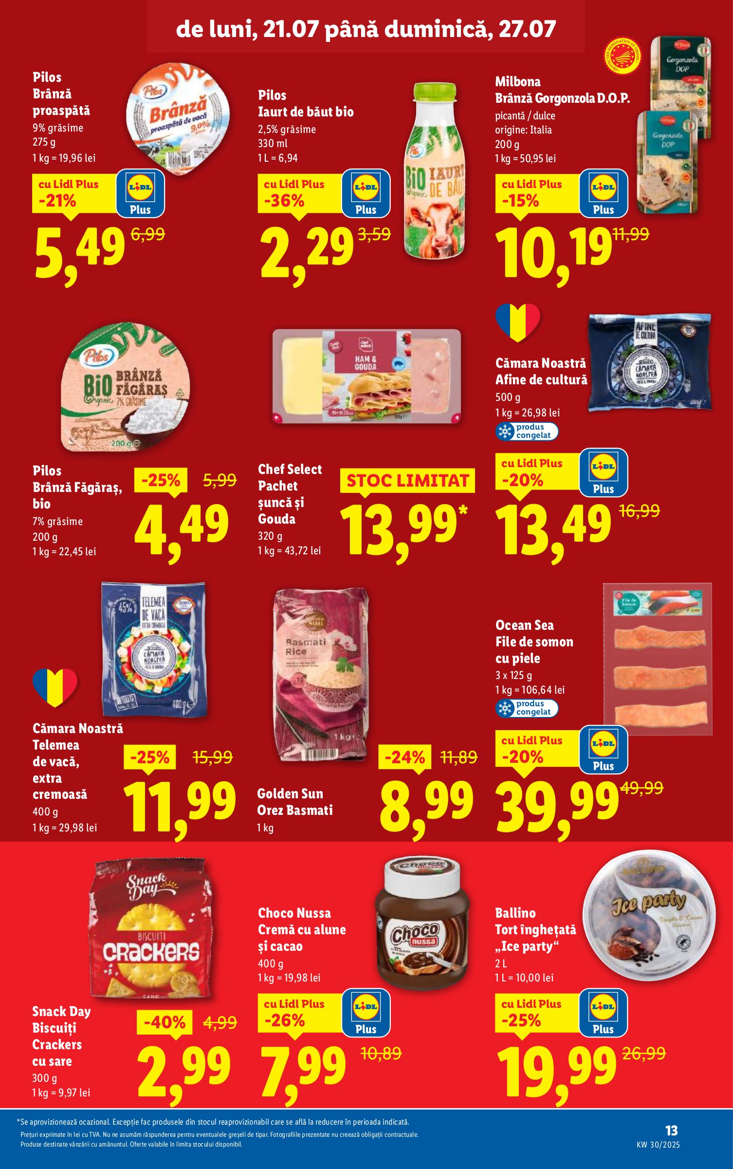 lidl - Catalog Lidl valabil din 21.07. până pe 27.07. - page: 13 lidl - Catalog Lidl valabil din 21.07. până pe 27.07. - page: 13