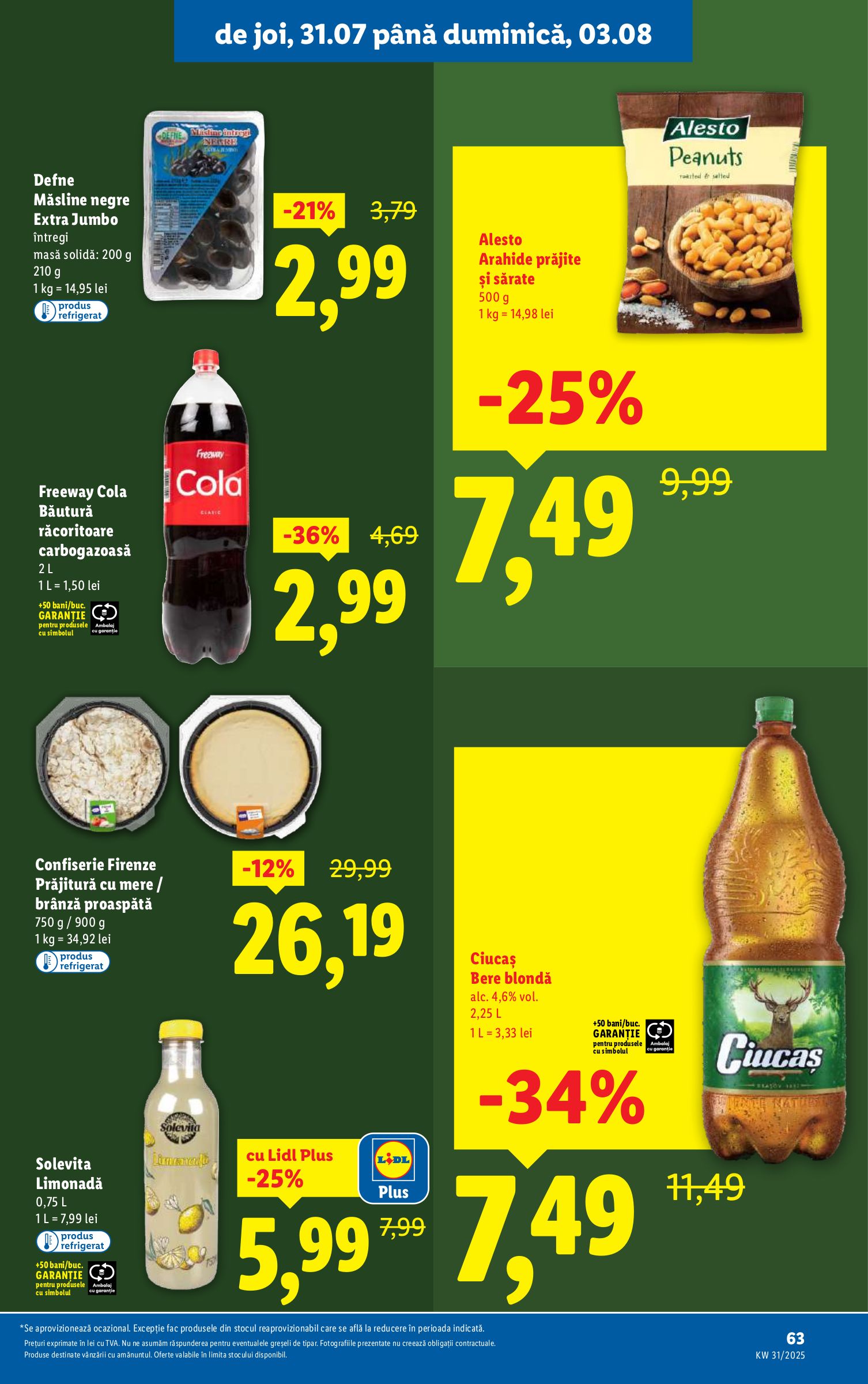 lidl - Catalog Lidl valabil din 28.07. până pe 03.08. - page: 63
