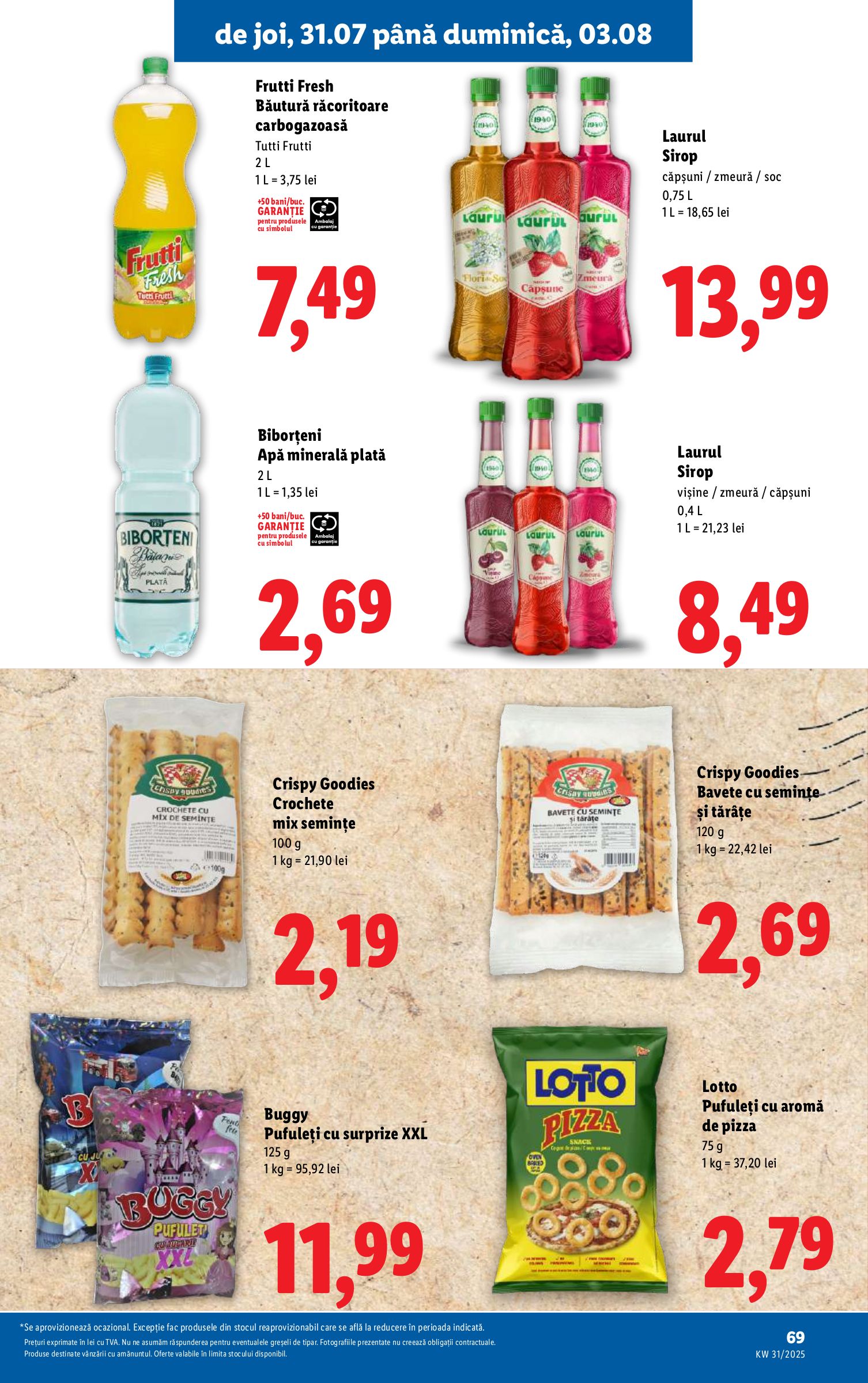 lidl - Catalog Lidl valabil din 28.07. până pe 03.08. - page: 69