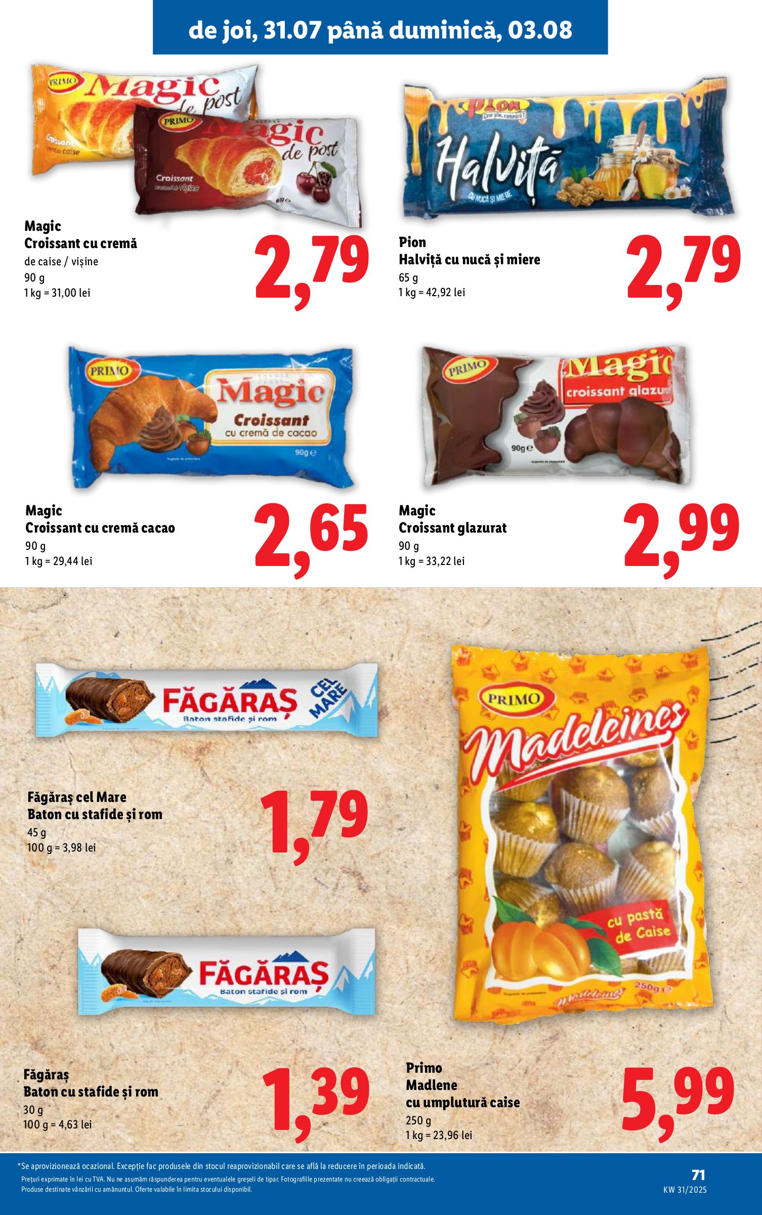 lidl - Catalog Lidl valabil din 28.07. până pe 03.08. - page: 71