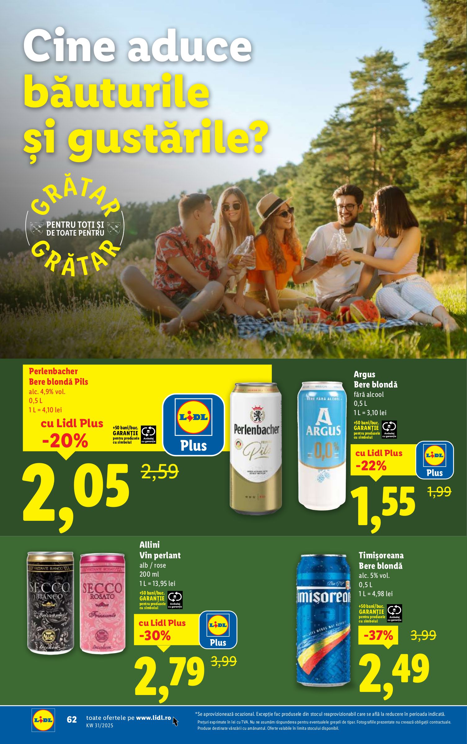 lidl - Catalog Lidl valabil din 28.07. până pe 03.08. - page: 62