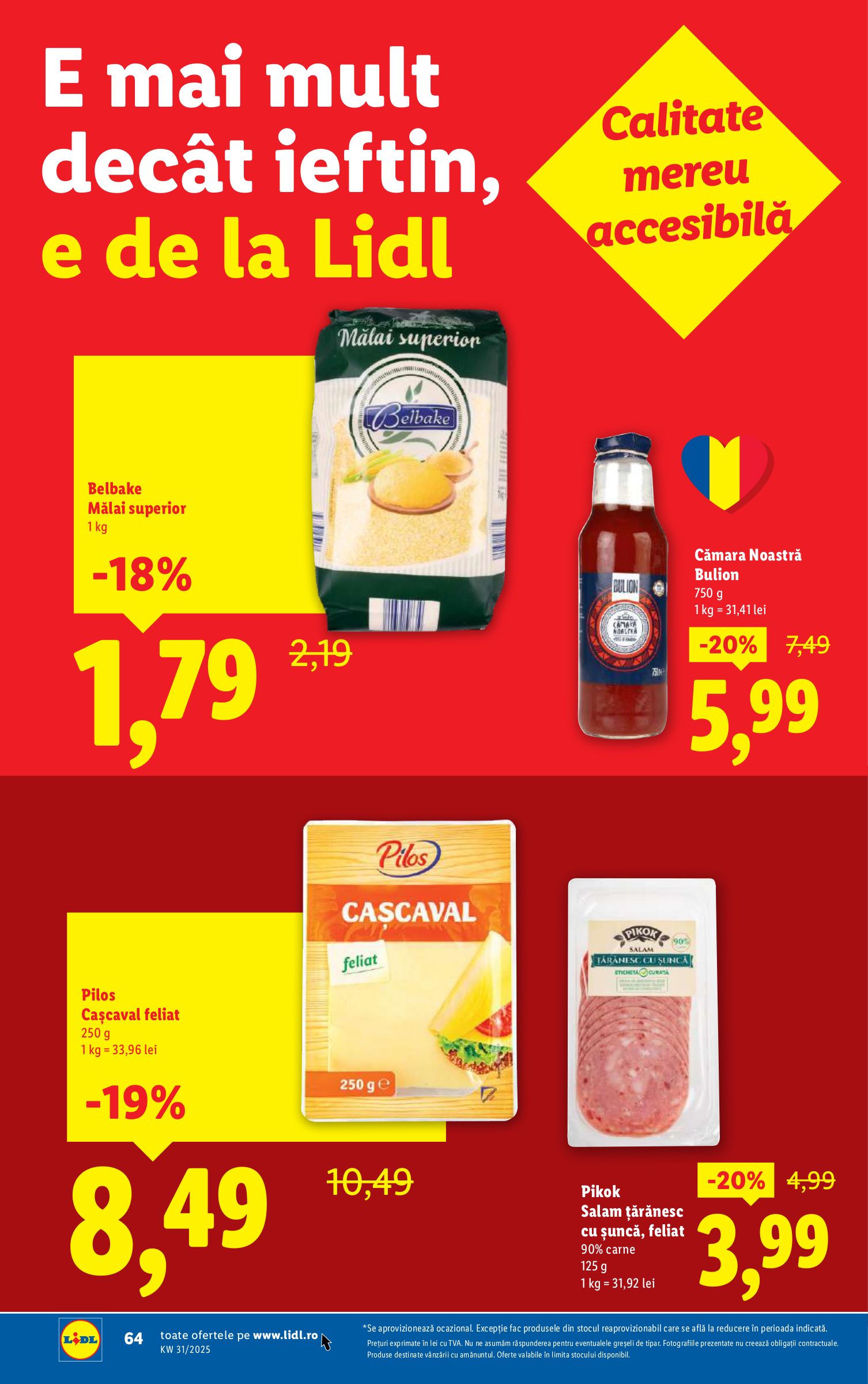 lidl - Catalog Lidl valabil din 28.07. până pe 03.08. - page: 64