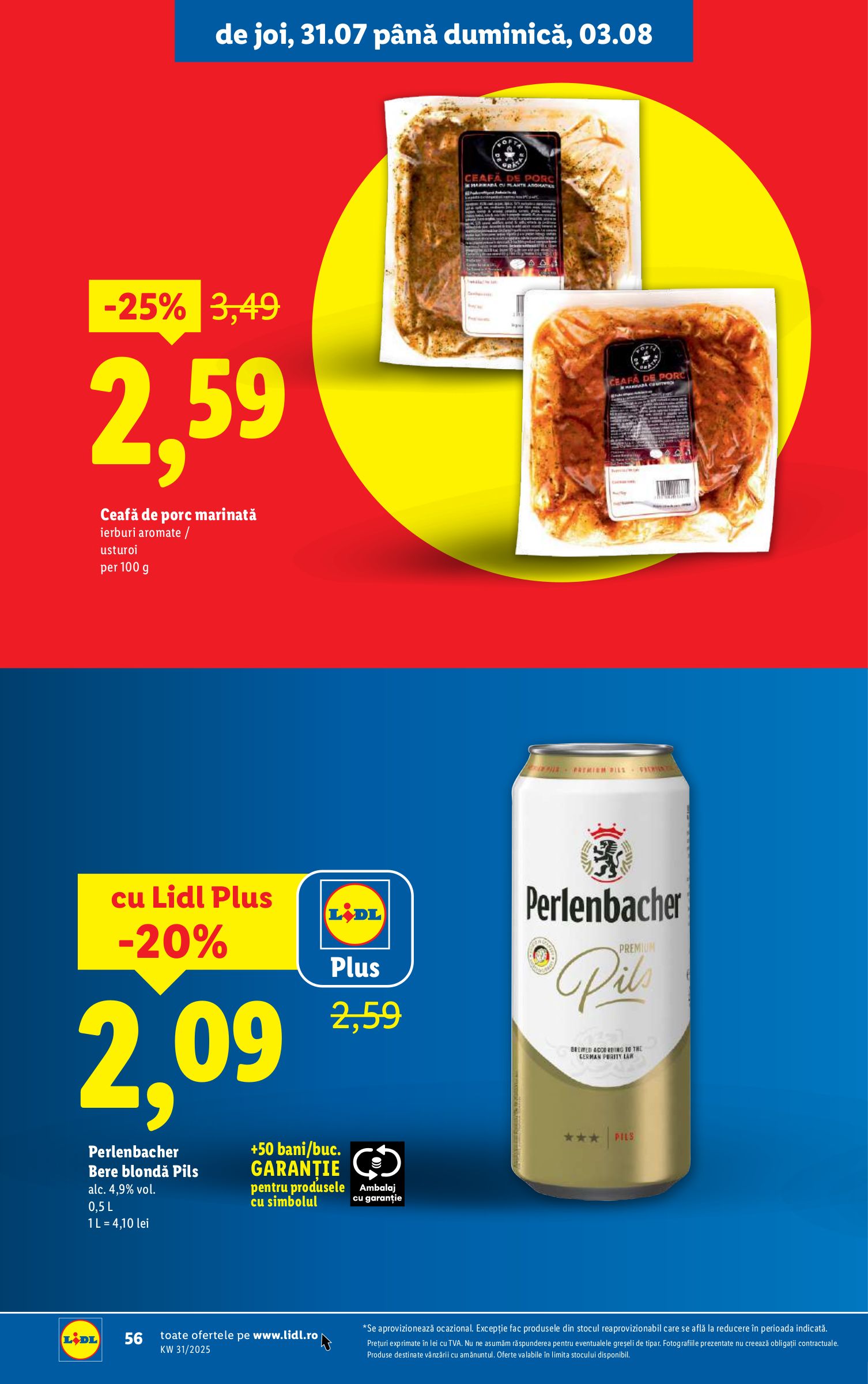 lidl - Catalog Lidl valabil din 28.07. până pe 03.08. - page: 56