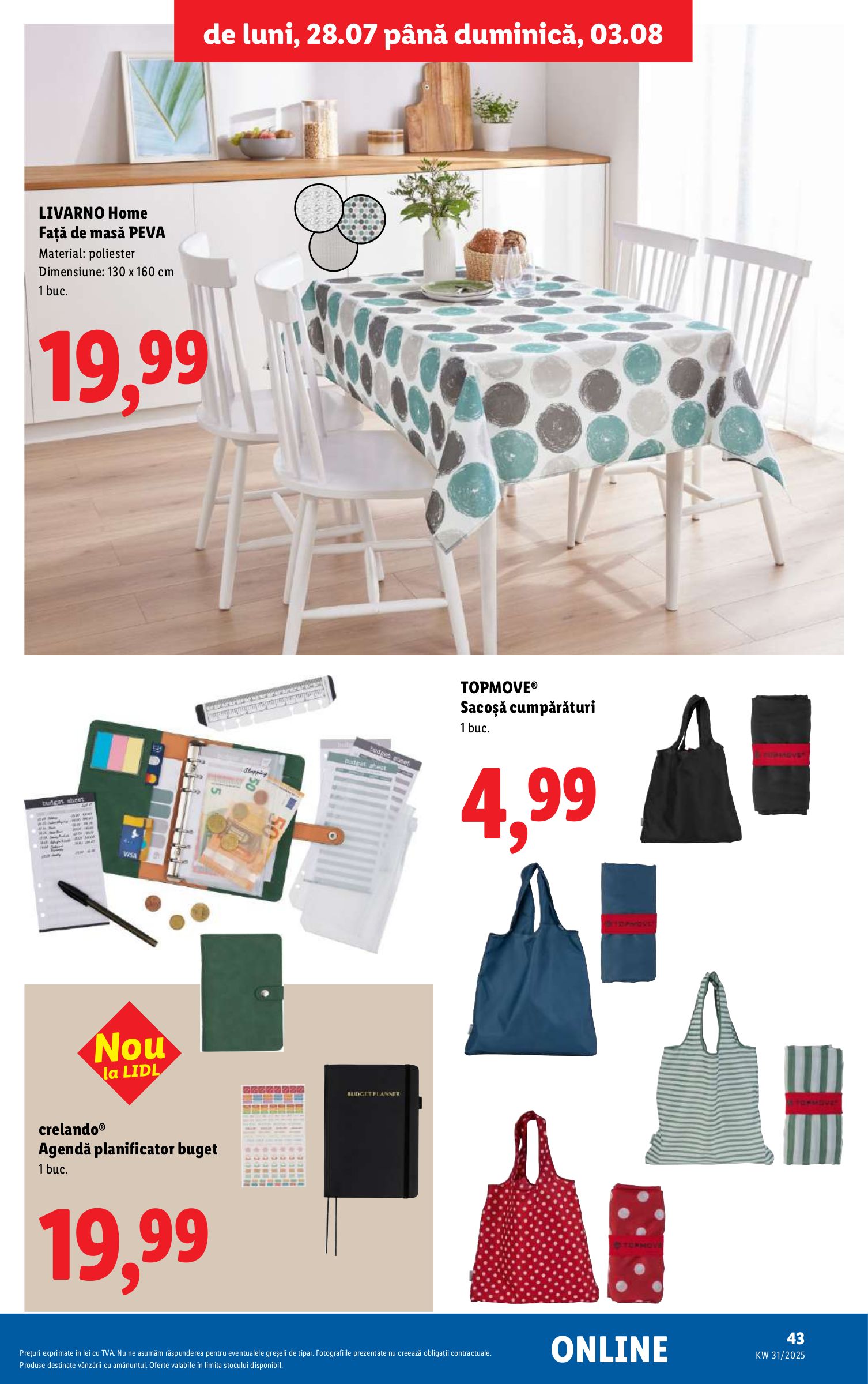 lidl - Catalog Lidl valabil din 28.07. până pe 03.08. - page: 43