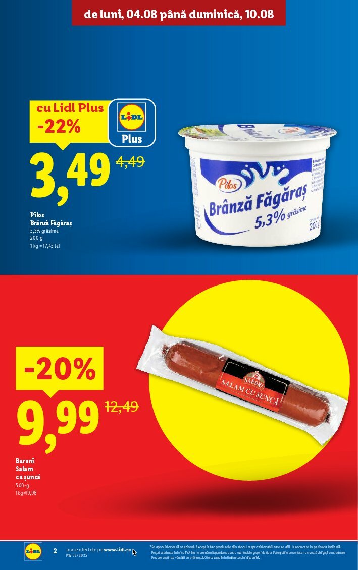 lidl - Catalog Lidl valabil din 04.08. până pe 10.08. - page: 2