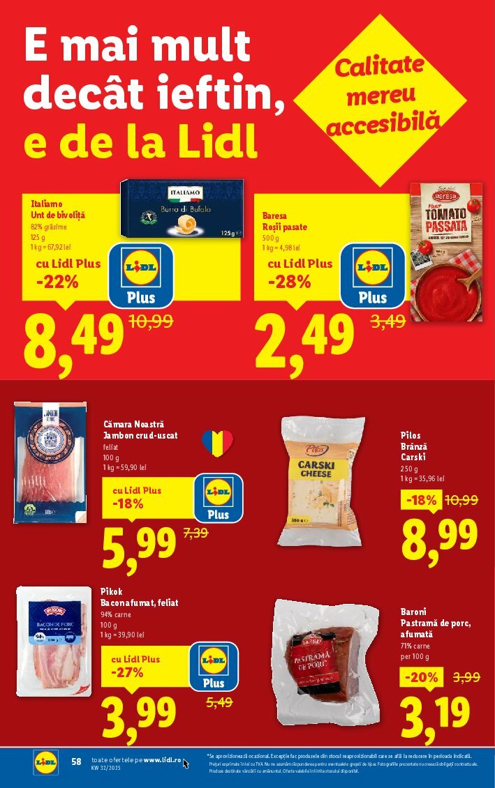 lidl - Catalog Lidl valabil din 04.08. până pe 10.08. - page: 58