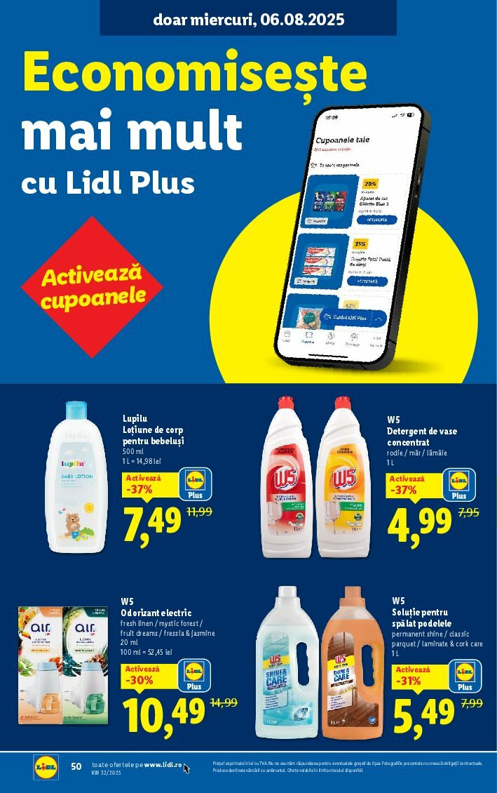 lidl - Catalog Lidl valabil din 04.08. până pe 10.08. - page: 50