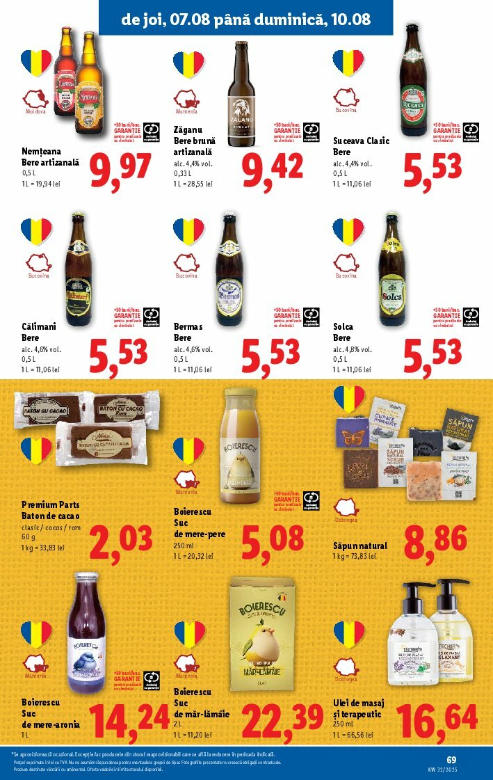 lidl - Catalog Lidl valabil din 04.08. până pe 10.08. - page: 69