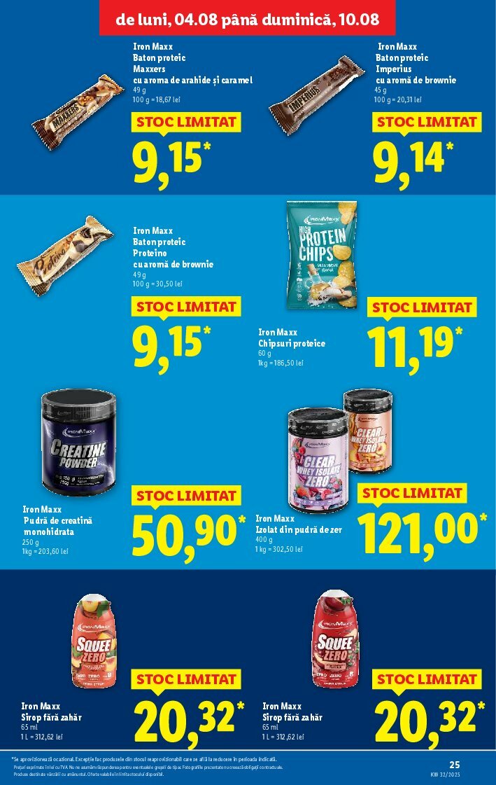 lidl - Catalog Lidl valabil din 04.08. până pe 10.08. - page: 25