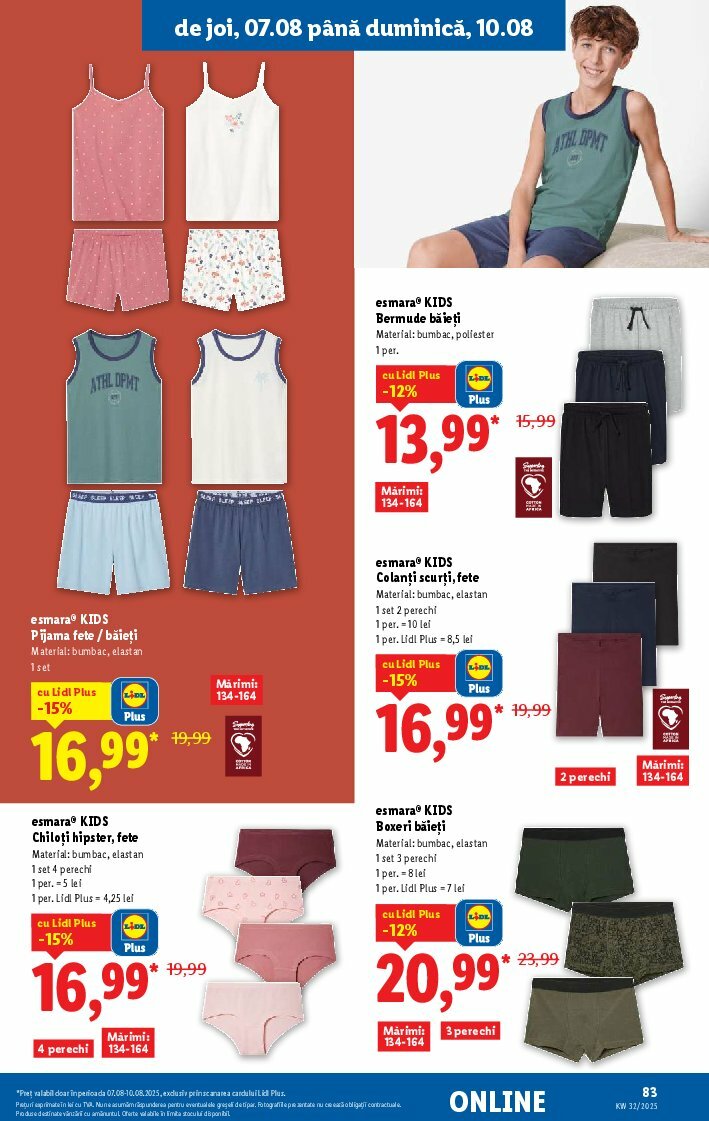 lidl - Catalog Lidl valabil din 04.08. până pe 10.08. - page: 83