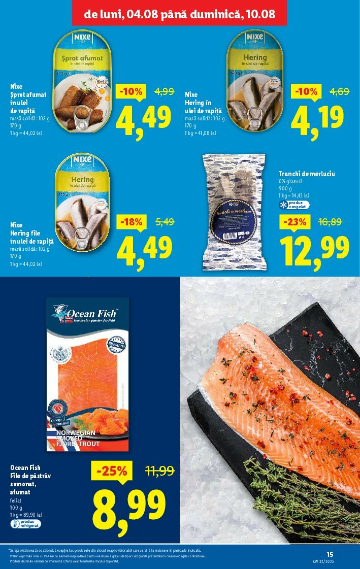 lidl - Catalog Lidl valabil din 04.08. până pe 10.08. - page: 15