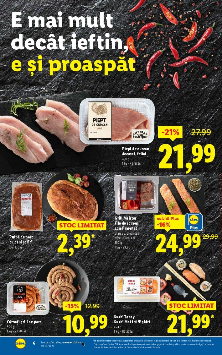 lidl - Catalog Lidl valabil din 04.08. până pe 10.08. - page: 6