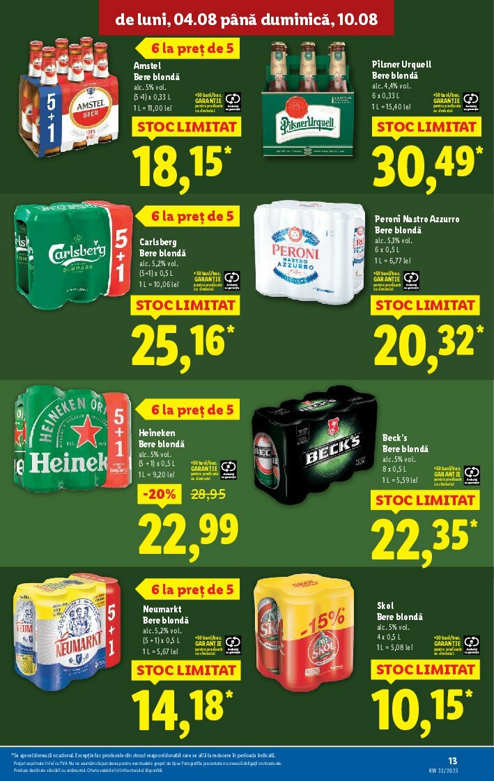 lidl - Catalog Lidl valabil din 04.08. până pe 10.08. - page: 13
