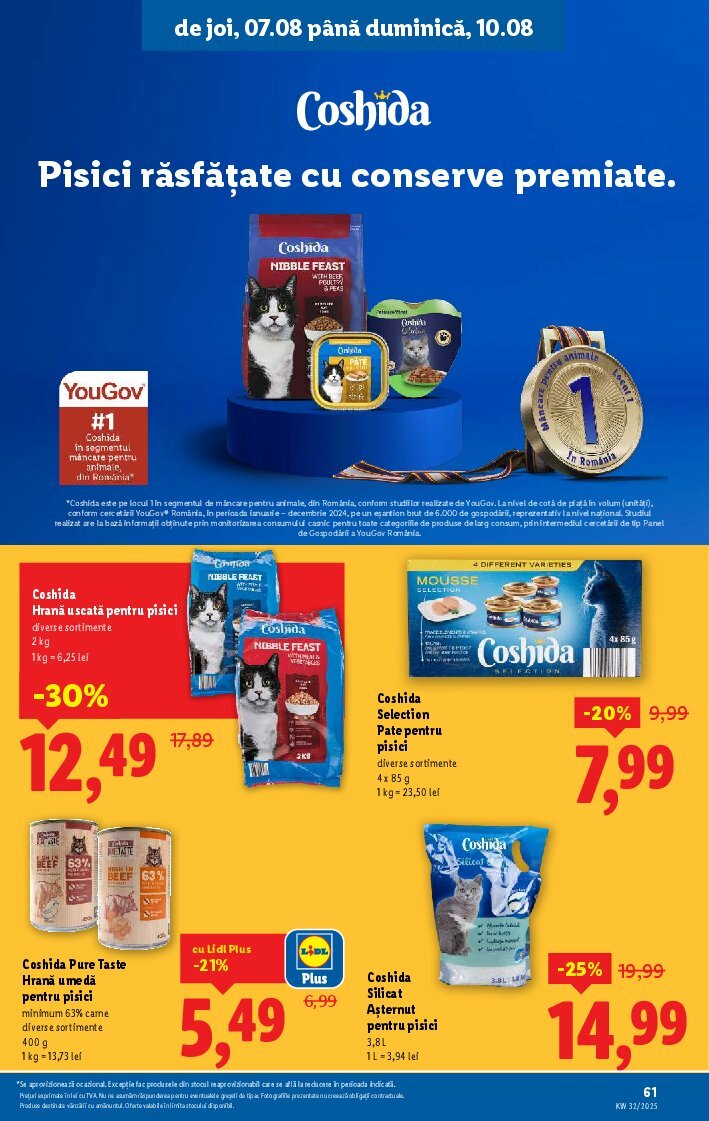 lidl - Catalog Lidl valabil din 04.08. până pe 10.08. - page: 61