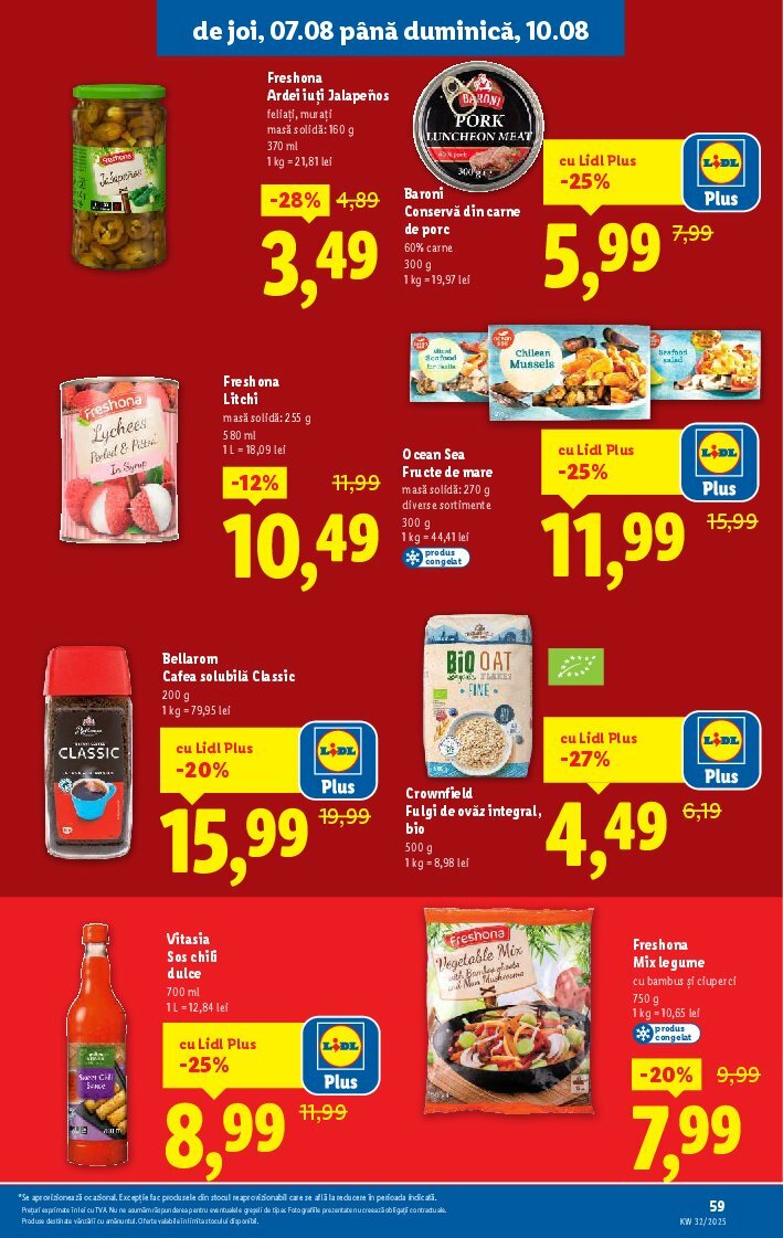 lidl - Catalog Lidl valabil din 04.08. până pe 10.08. - page: 59