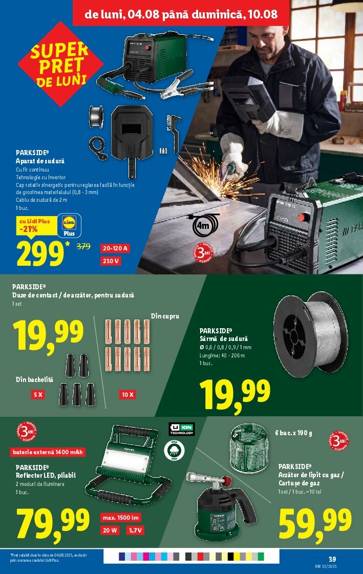 lidl - Catalog Lidl valabil din 04.08. până pe 10.08. - page: 39