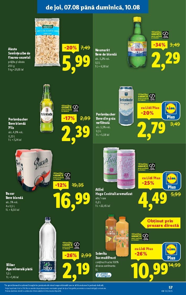 lidl - Catalog Lidl valabil din 04.08. până pe 10.08. - page: 57