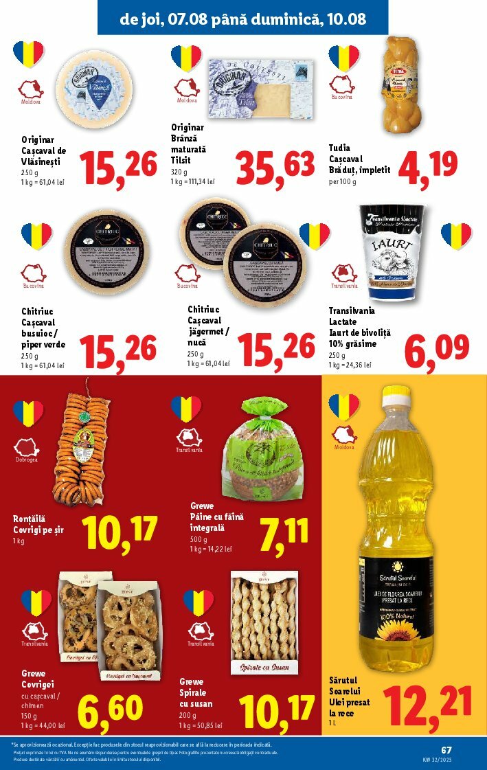 lidl - Catalog Lidl valabil din 04.08. până pe 10.08. - page: 67