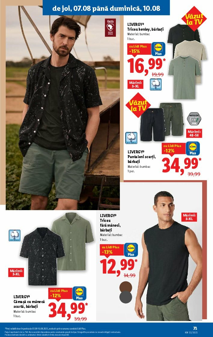 lidl - Catalog Lidl valabil din 04.08. până pe 10.08. - page: 73