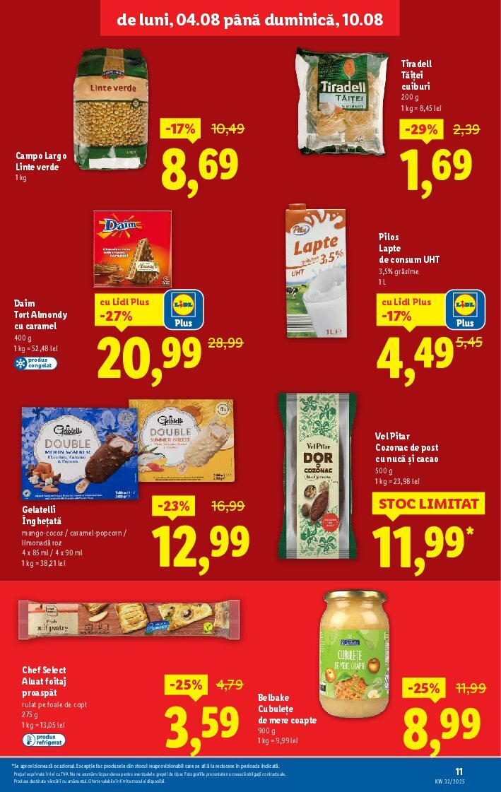 lidl - Catalog Lidl valabil din 04.08. până pe 10.08. - page: 11