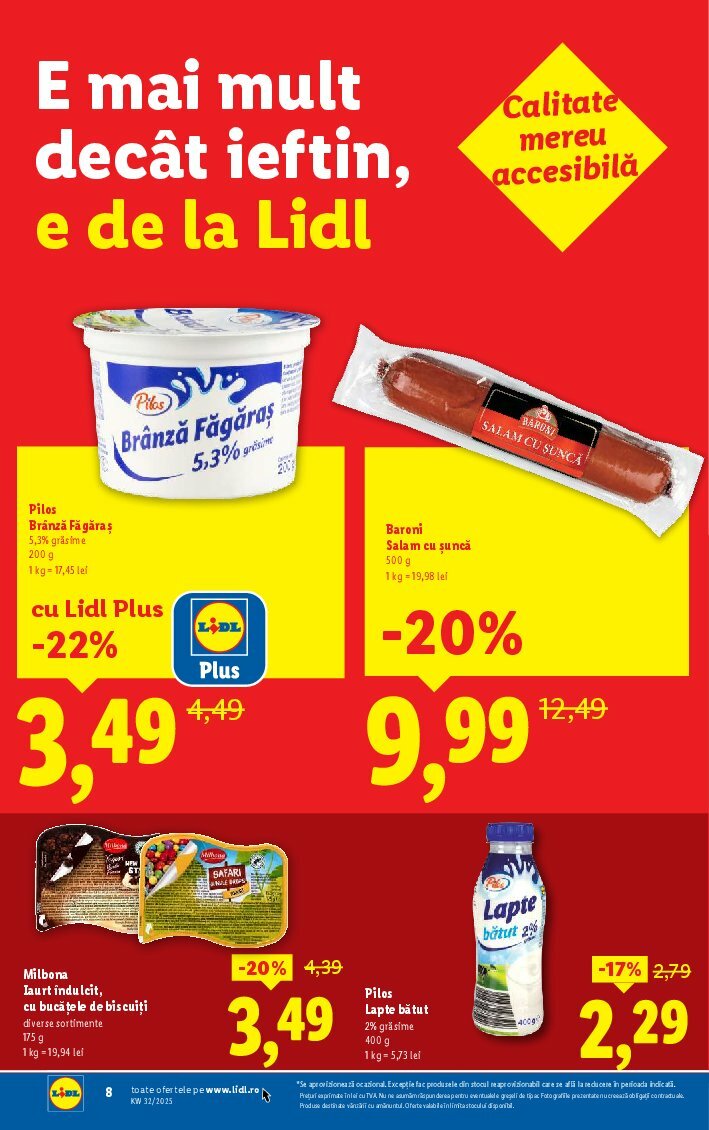 lidl - Catalog Lidl valabil din 04.08. până pe 10.08. - page: 8