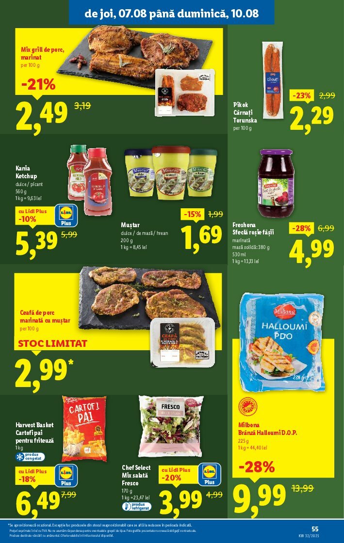 lidl - Catalog Lidl valabil din 04.08. până pe 10.08. - page: 55