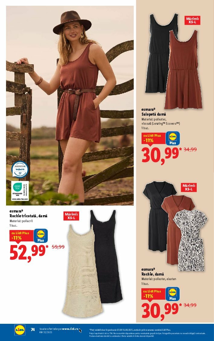 lidl - Catalog Lidl valabil din 04.08. până pe 10.08. - page: 74