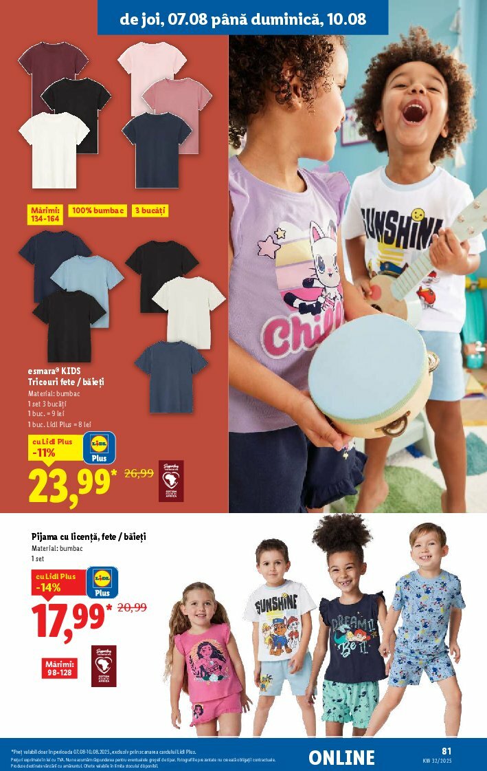 lidl - Catalog Lidl valabil din 04.08. până pe 10.08. - page: 81