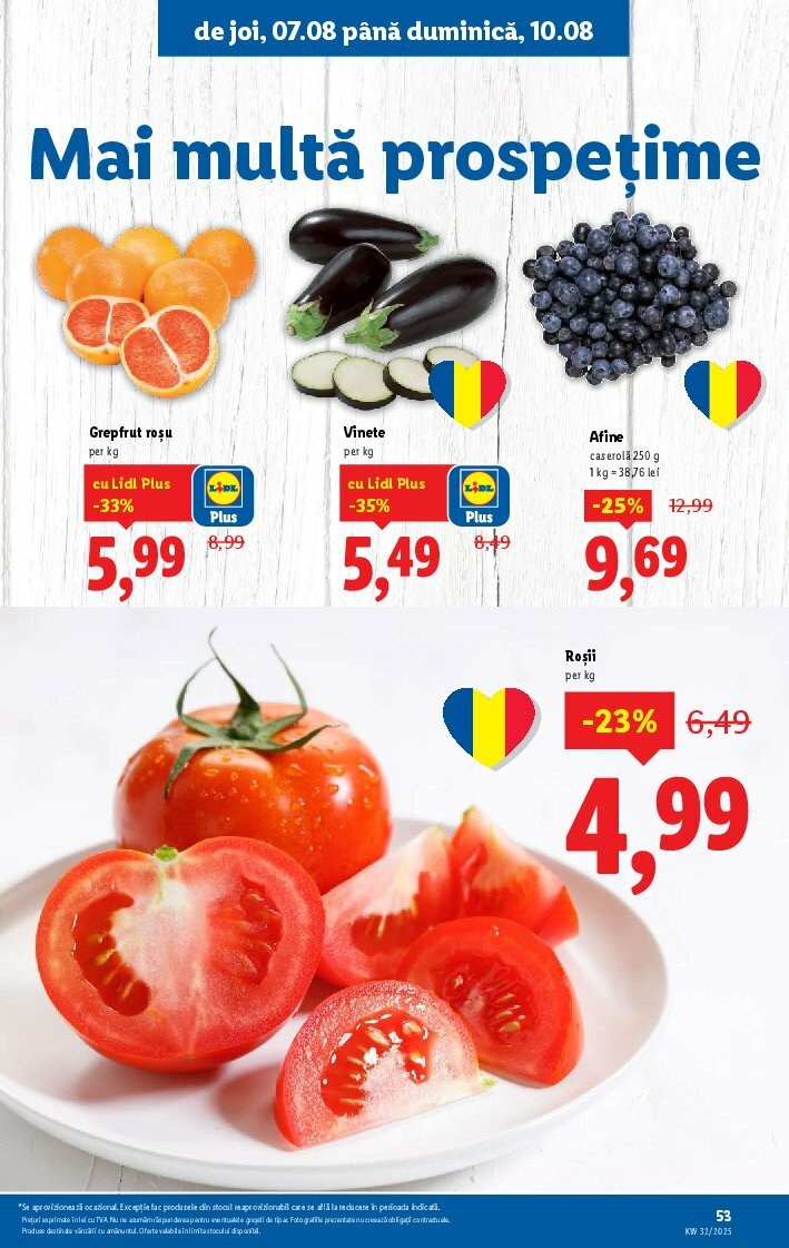 lidl - Catalog Lidl valabil din 04.08. până pe 10.08. - page: 53