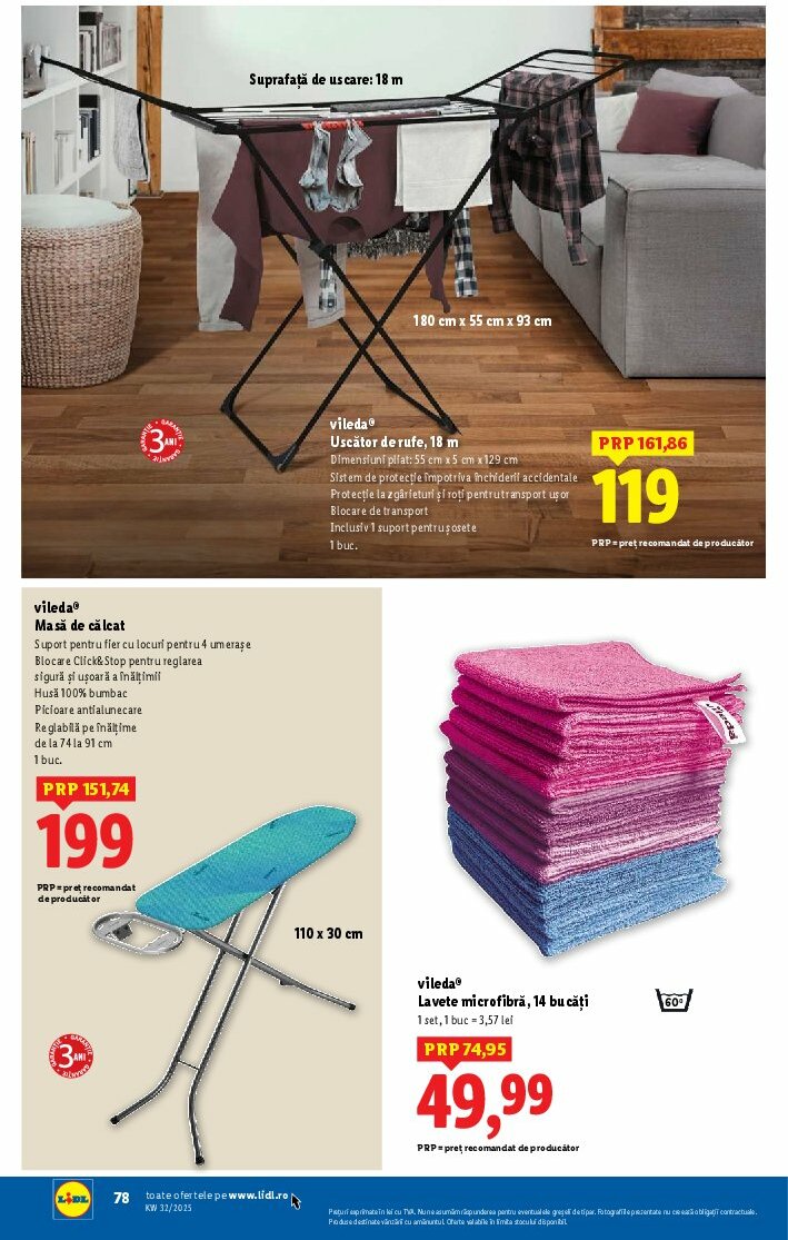lidl - Catalog Lidl valabil din 04.08. până pe 10.08. - page: 78