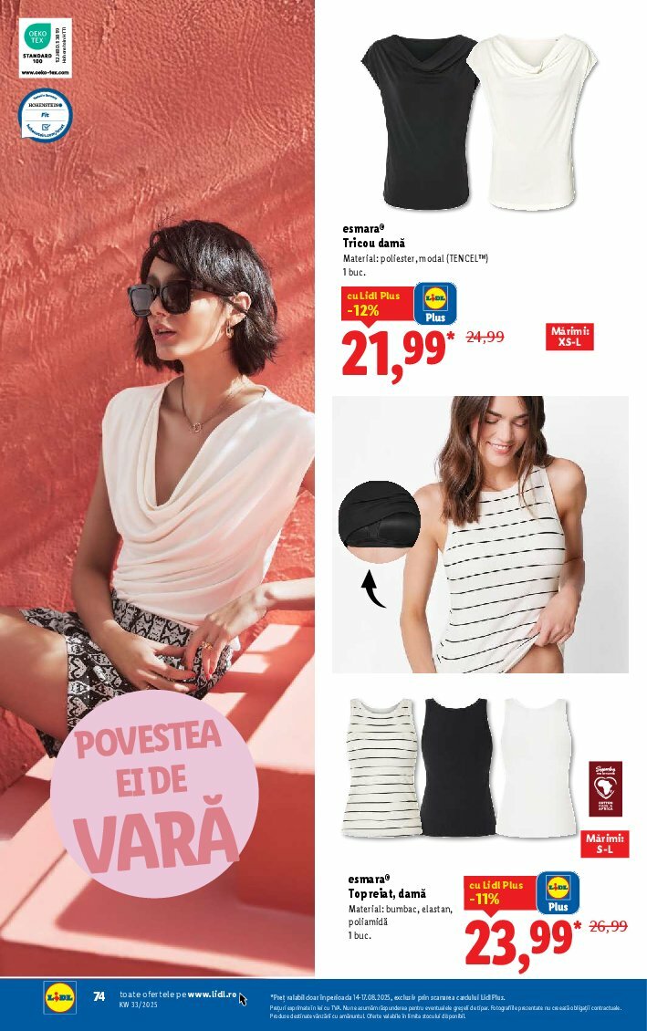 lidl - Catalog Lidl valabil din 11.08. până pe 17.08. - page: 74