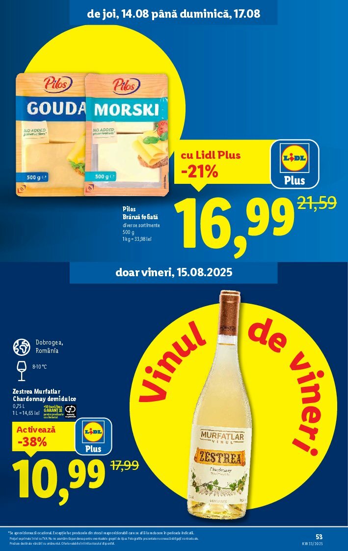 lidl - Catalog Lidl valabil din 11.08. până pe 17.08. - page: 53