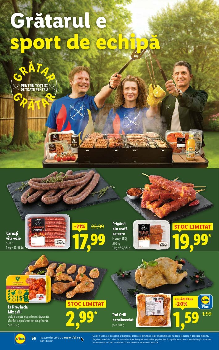 lidl - Catalog Lidl valabil din 11.08. până pe 17.08. - page: 56