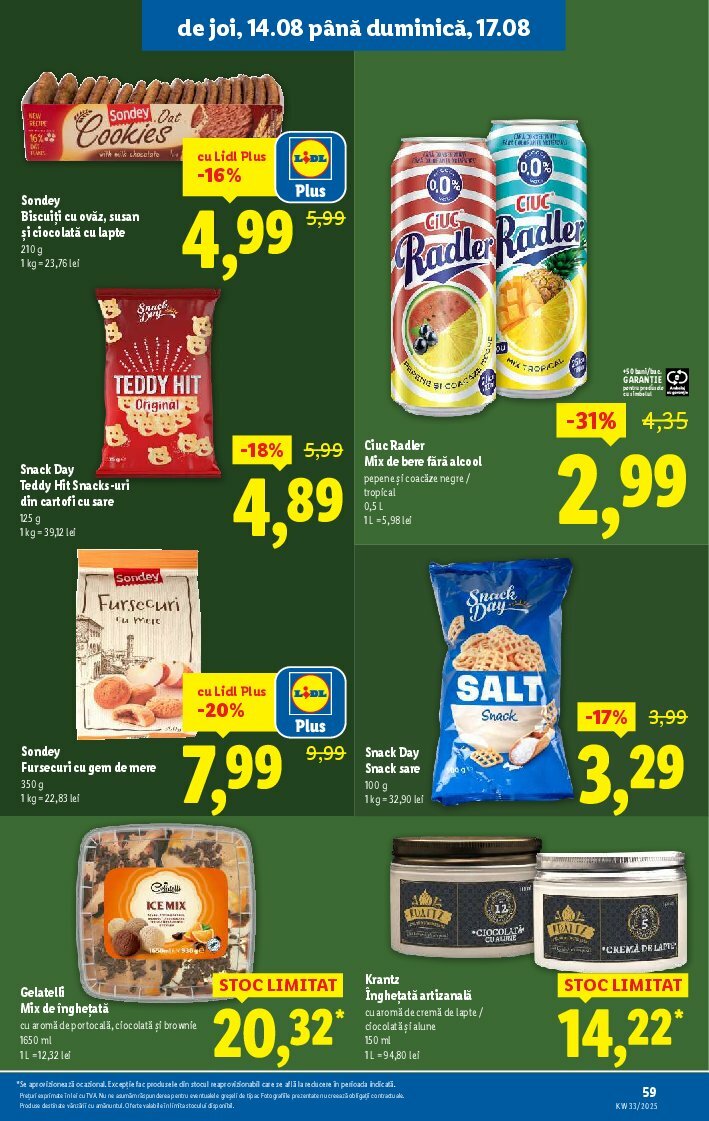 lidl - Catalog Lidl valabil din 11.08. până pe 17.08. - page: 59