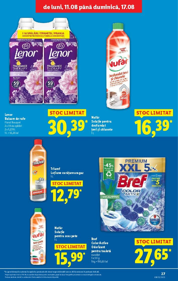 lidl - Catalog Lidl valabil din 11.08. până pe 17.08. - page: 27