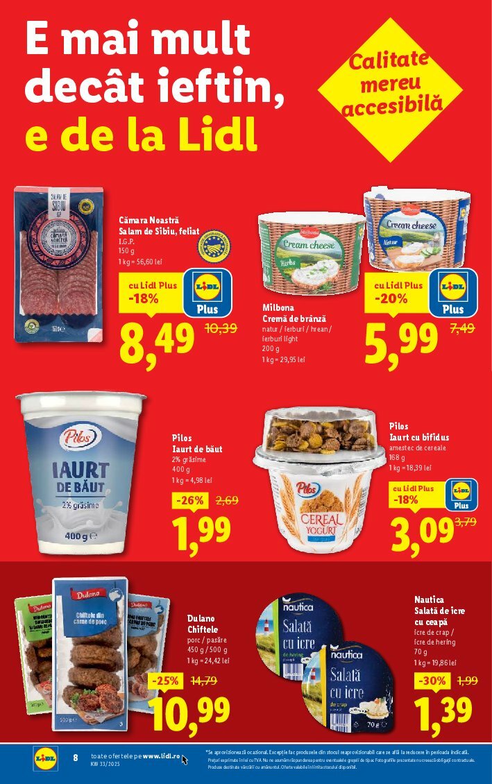 lidl - Catalog Lidl valabil din 11.08. până pe 17.08. - page: 8