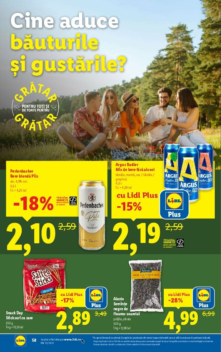 lidl - Catalog Lidl valabil din 11.08. până pe 17.08. - page: 58