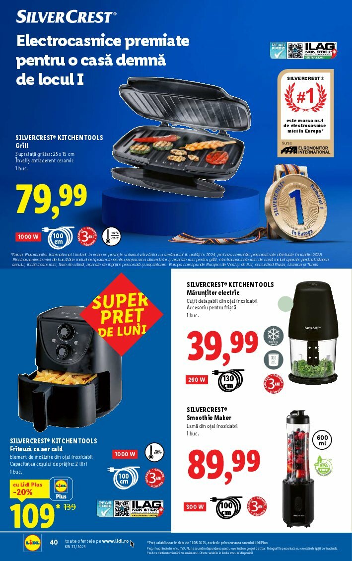 lidl - Catalog Lidl valabil din 11.08. până pe 17.08. - page: 40