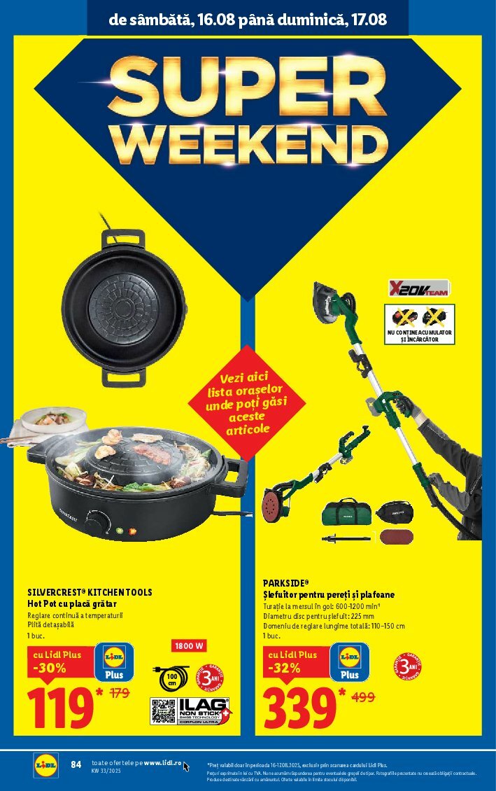 lidl - Catalog Lidl valabil din 11.08. până pe 17.08. - page: 84