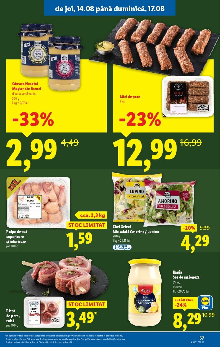 lidl - Catalog Lidl valabil din 11.08. până pe 17.08. - page: 57