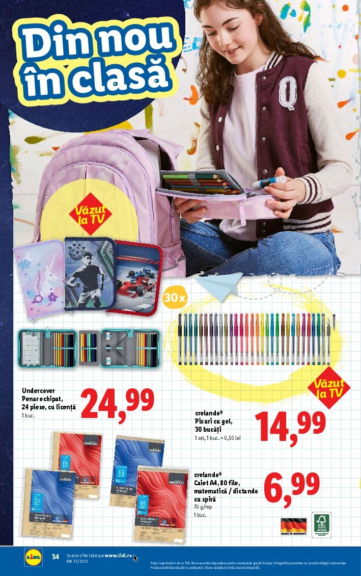 lidl - Catalog Lidl valabil din 11.08. până pe 17.08. - page: 34