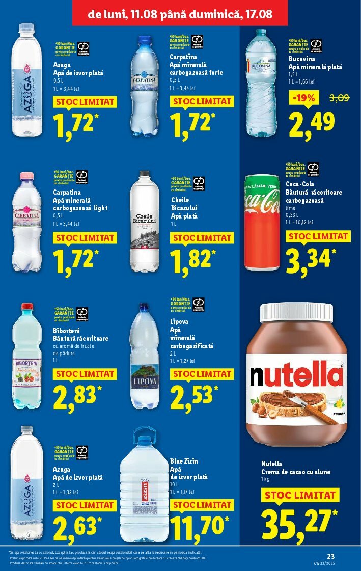lidl - Catalog Lidl valabil din 11.08. până pe 17.08. - page: 23