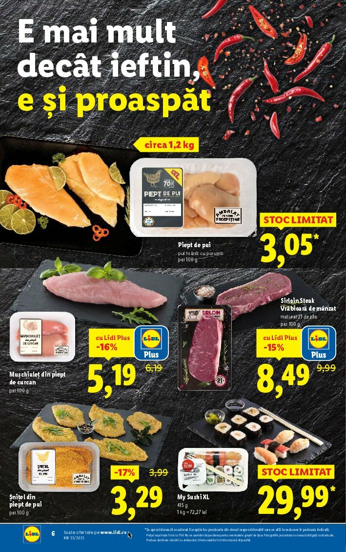 lidl - Catalog Lidl valabil din 11.08. până pe 17.08. - page: 6