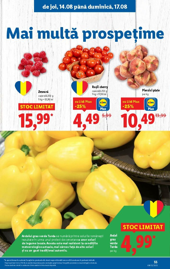 lidl - Catalog Lidl valabil din 11.08. până pe 17.08. - page: 55
