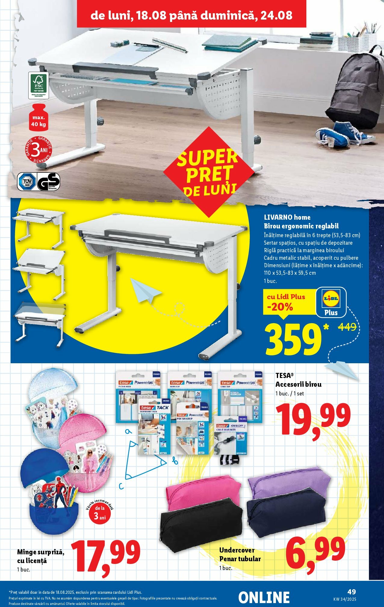 lidl - Catalog Lidl online – oferte valabile din 18.08. - page: 47