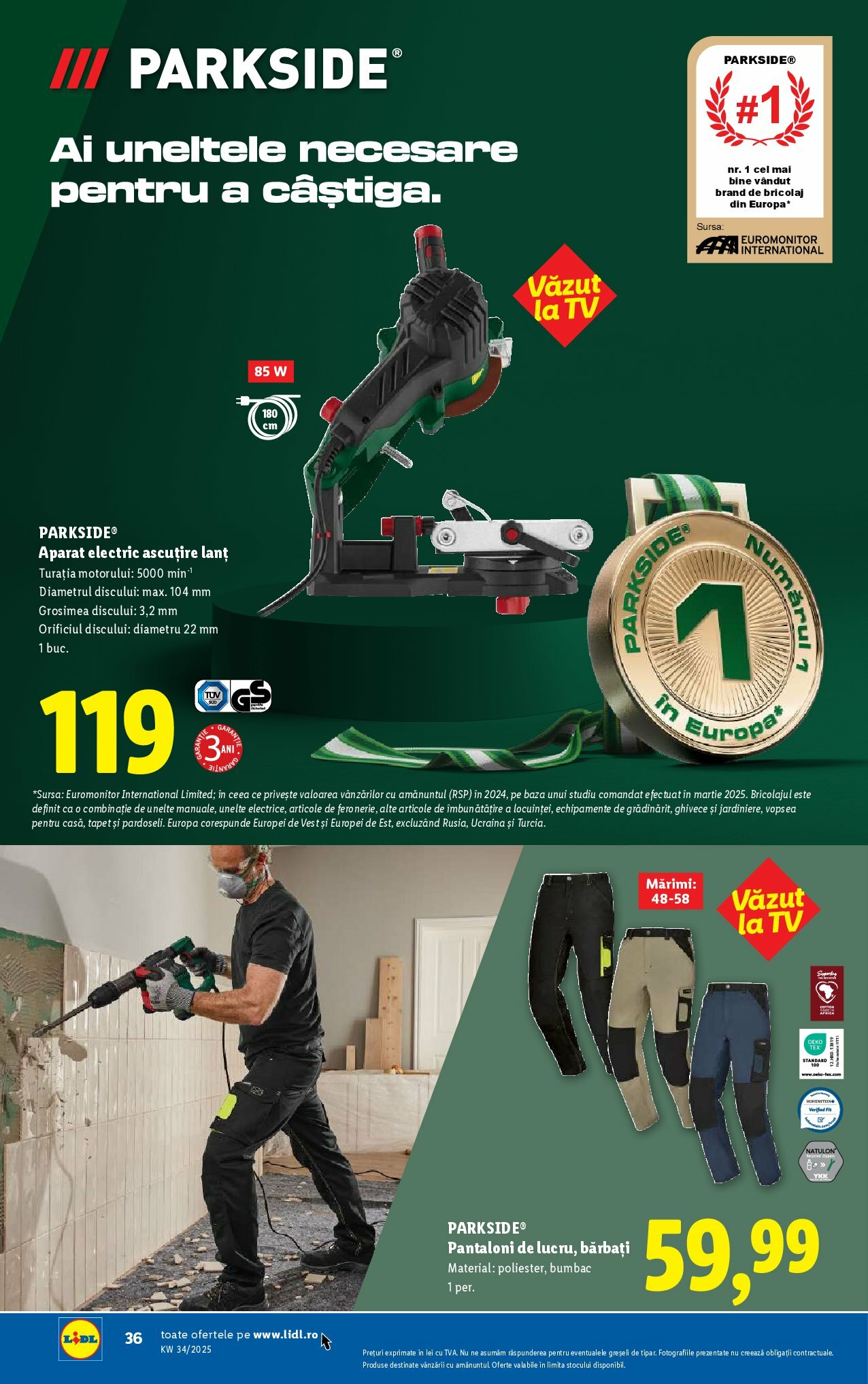lidl - Catalog Lidl online – oferte valabile din 18.08. - page: 34