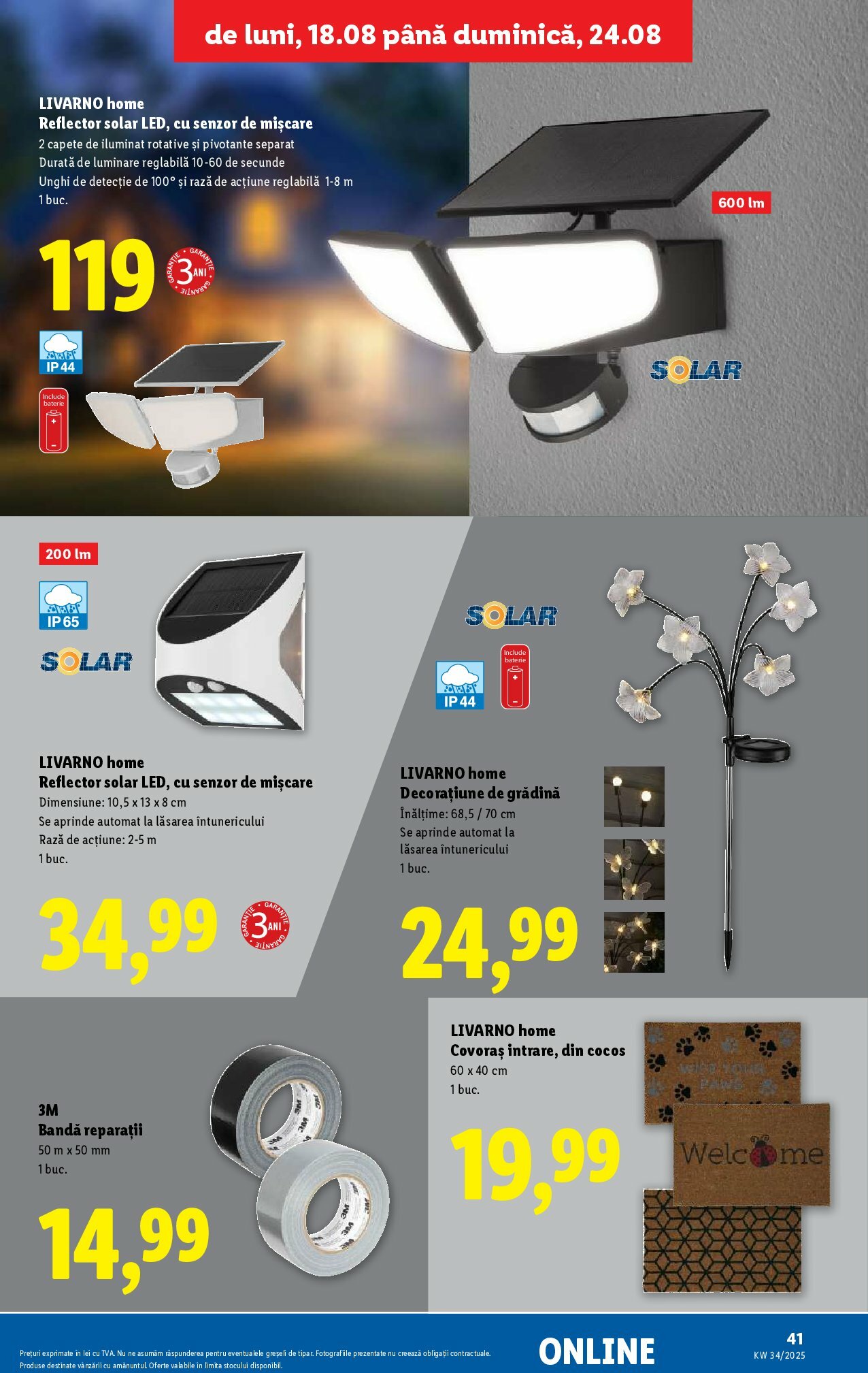 lidl - Catalog Lidl online – oferte valabile din 18.08. - page: 39